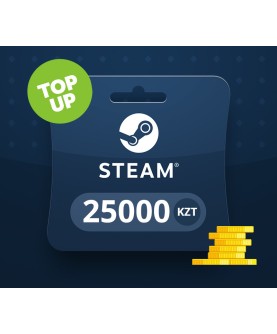 Steam KZT 25000 Top Up KZ Steam Key 